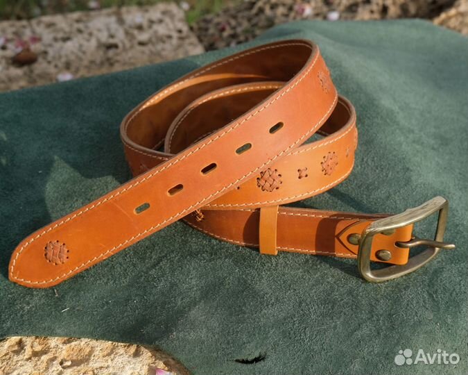 Ремень подарочный из нат. кожи мужской, женский