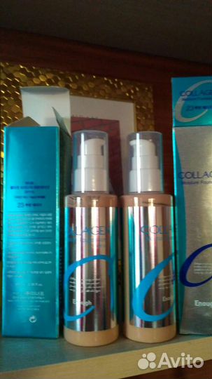 Кушон - тональный крем для лица с коллагеном