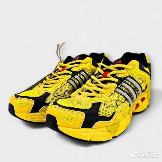 Кроссовки Adidas bad bunny yellow жёлтые