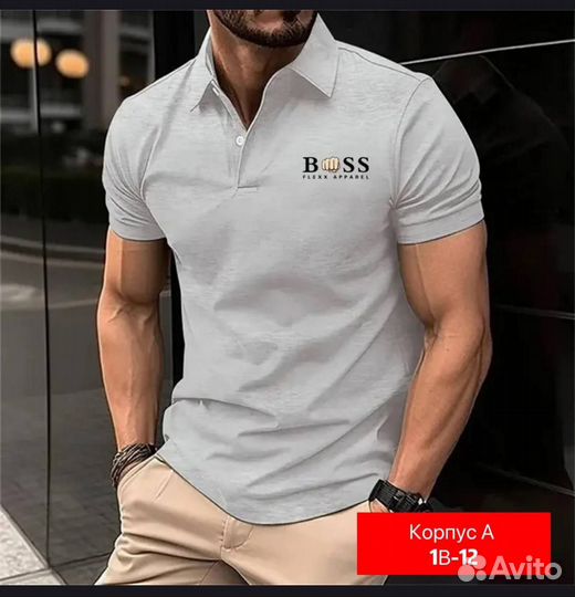 Футболка поло Hugo boss