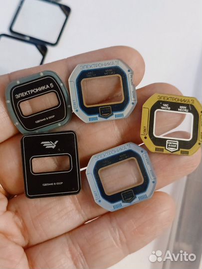 Часы СССР электроника стекломаски новые