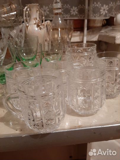 Кружка,хрусталь. СССР. Ретро