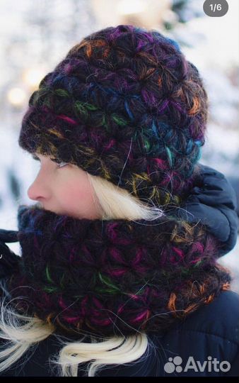 Шапка +снуд