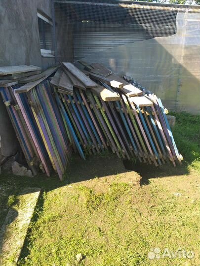 Деревянный забор бу