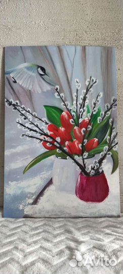 Картина маслом на холсте натюрморт