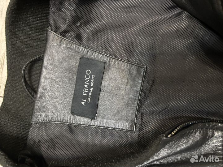 Кожаная куртка мужская