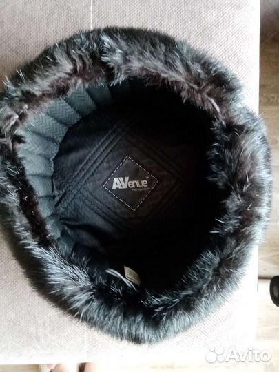 Норковая шапка мужская ушанка