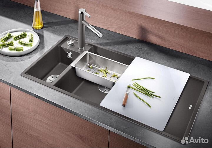 Кухонная мойка Blanco 525850 Черный матовый