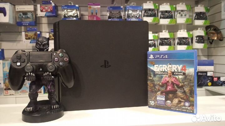 PS4 Slim + FarCry 4 (Магазин, Гарантия)