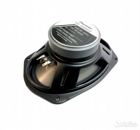 Новые Pioneer - 2 овальных динамика (блины 6х9)