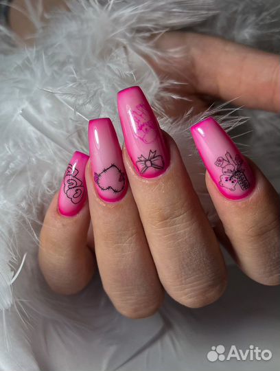 Покрытие гель-лак/Наращивание ногтей