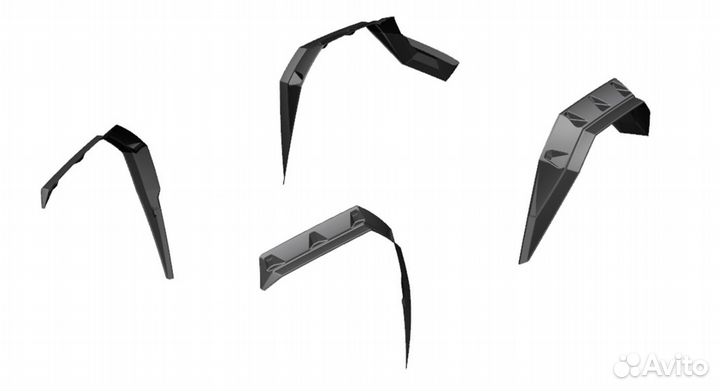 Расширители арок Hisun Tactic 550 / 750