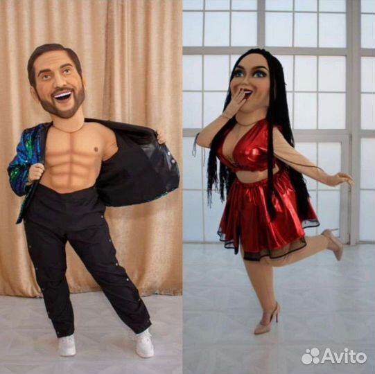 Ростовая кукла Артур Пирожков, Лэйла и панда Нюша