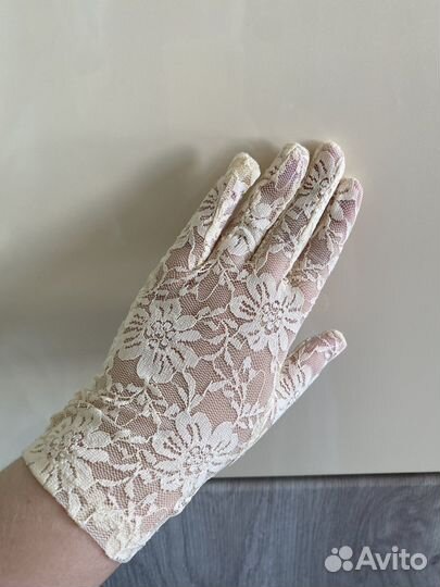 Перчатки ажурные