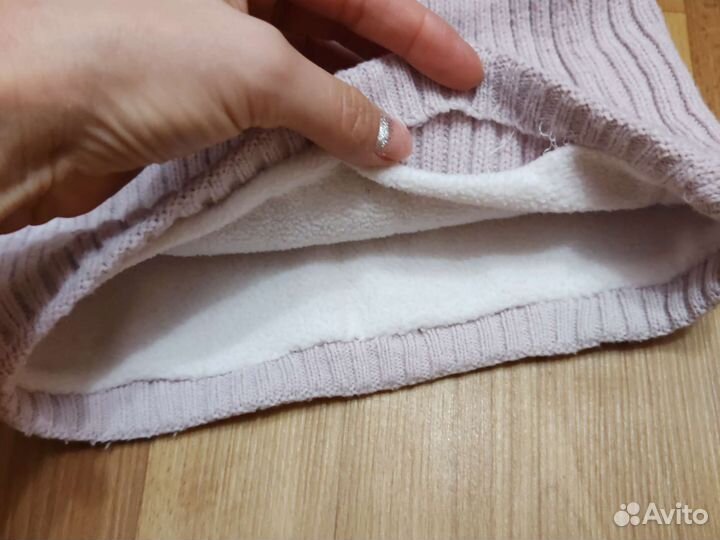 Шапка и снуд для девочки зима 8-10 лет