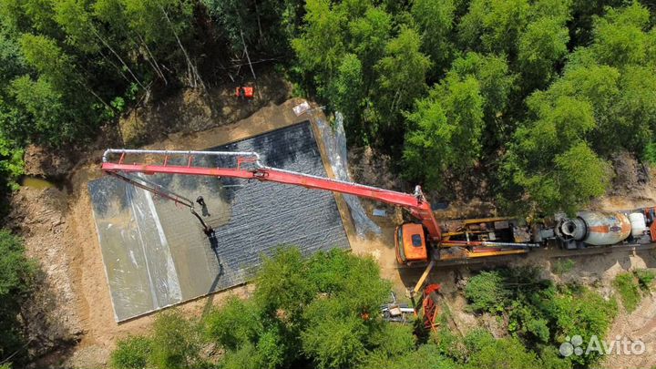 Готовый раствор бетона