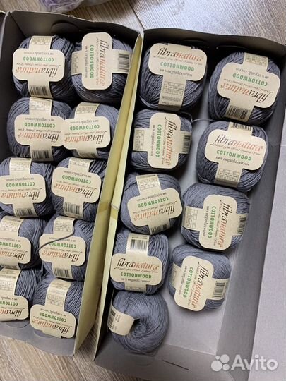 Пряжа fibra natura хлопок, himalaya denim