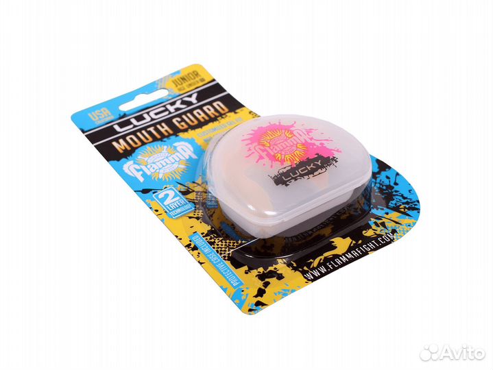 Защита рта (капа) детская Flamma - Lucky yellow