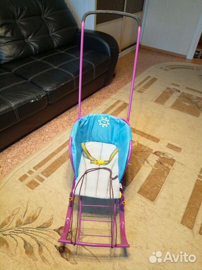 Санки с колесиками Nika kids