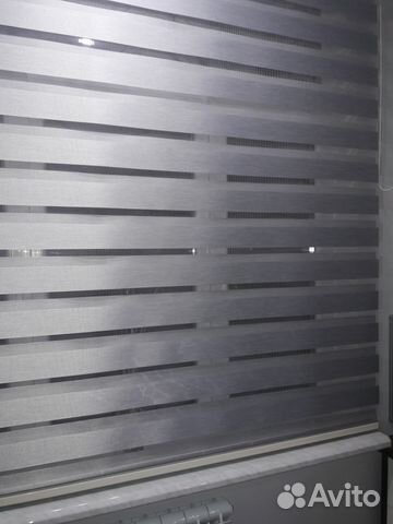 Рулонная штора день-ночь 190x190