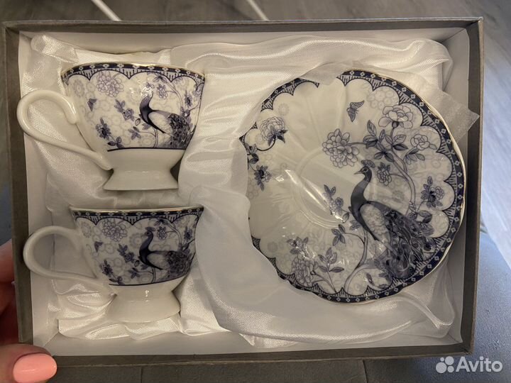 Кофейный набор staffordshire 2 персоны фарфор