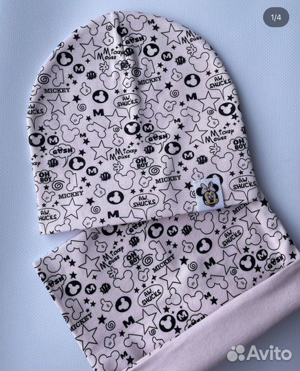 Шапка и снуд для девочки