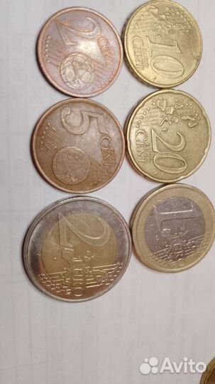 Набор Евро монет