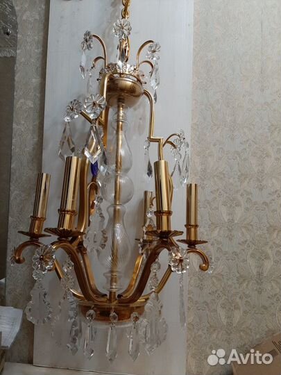 Люстра хрустальная чехия