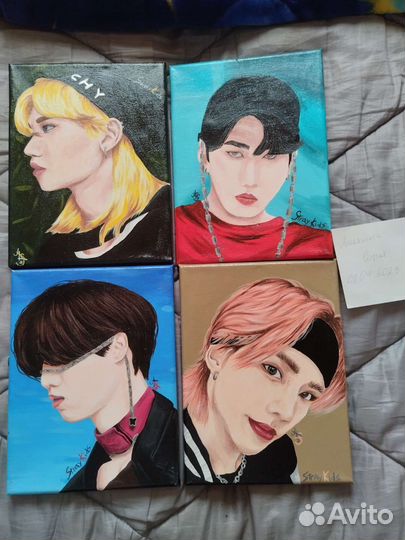 Картина акрил stray kids