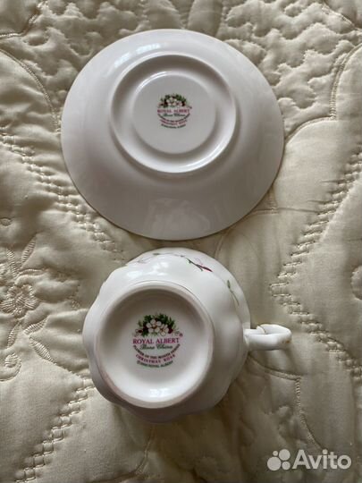 Чайная пара royal albert flower of the month