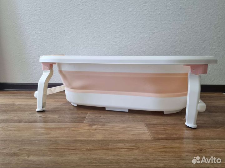 Ванночка для купания складная Lala kids + матрасик