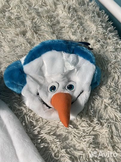 Маска-шапка Снеговик