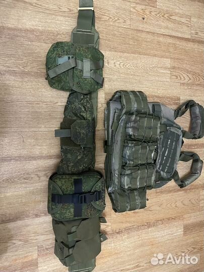 Разгрузка плитник asdag и пояс тактический