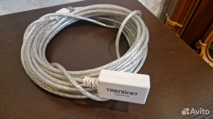 Активный USB кабель 12 метров Trendnet TU2-EX12