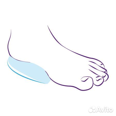 Силиконовые подпяточники с тканевым покрытием