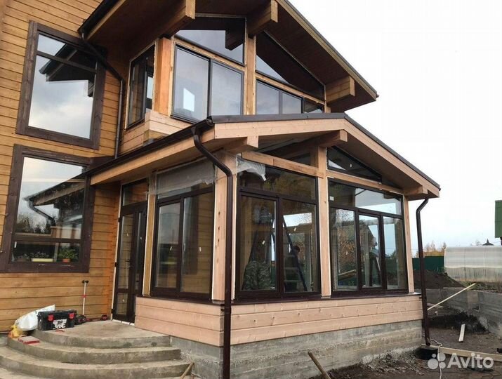 Остекление терассы раздвижное