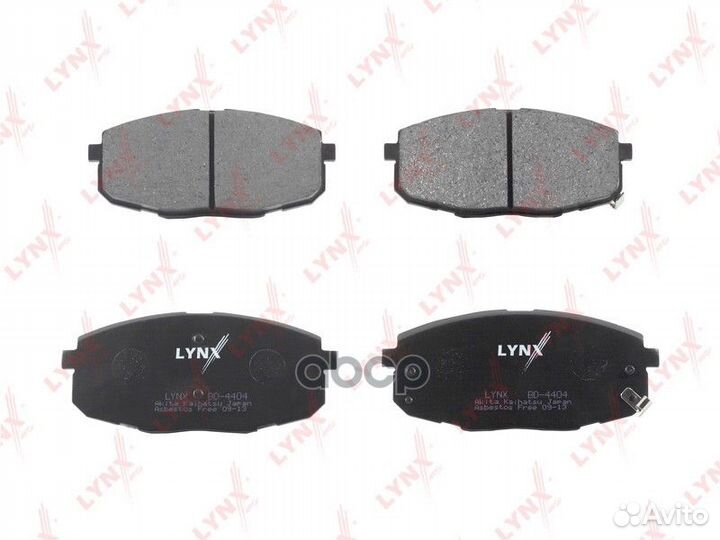 BD-4404 Колодки тормозные lynxauto bd4404 lynxauto