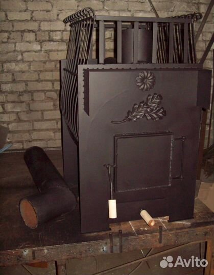 Печь для бани с теплообменником