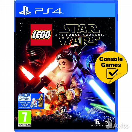 PS4 Lego Star Wars: The Force Awakens Новый