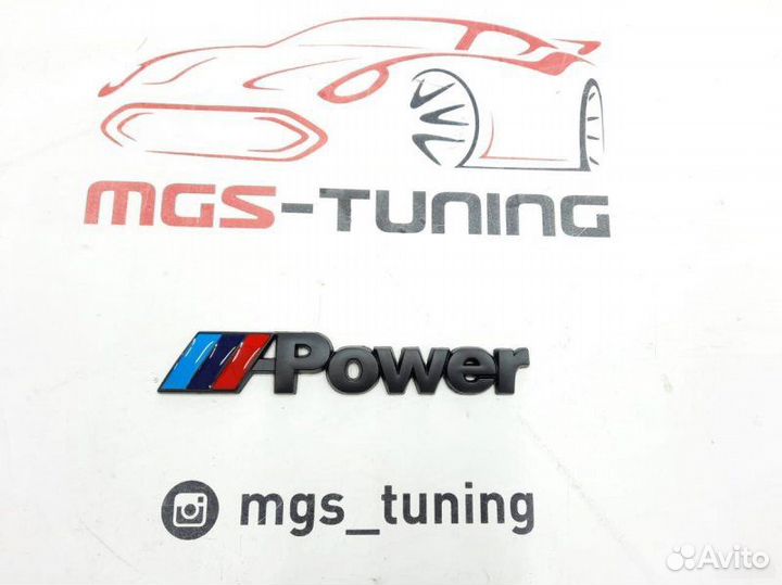 Шильдик BMW M-Power Black
