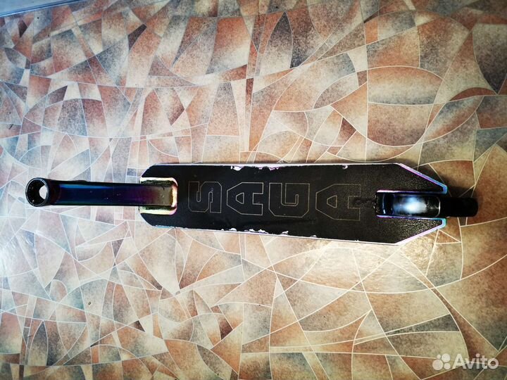 Дека, руль, вилка, от трюкового самоката saga voku