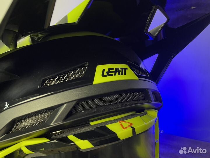 Мотошлем Leatt Moto 8.5 Helmet Kit Tiger + Очки