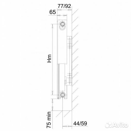 Стальной панельный радиатор отопления Лемакс С11/3