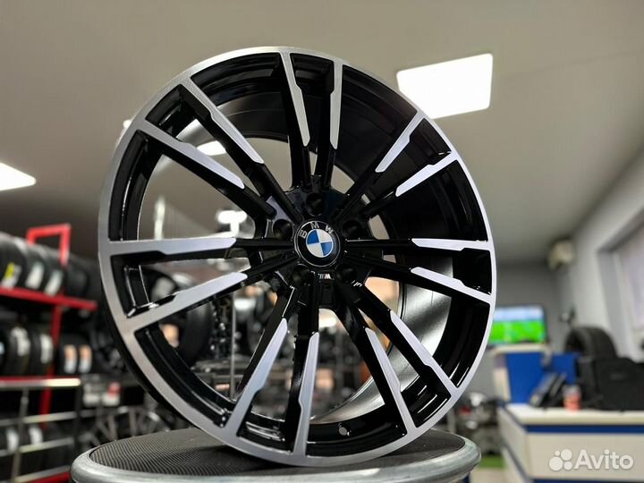 Диски литые R20 BMW 5 706 стиль разноширокие