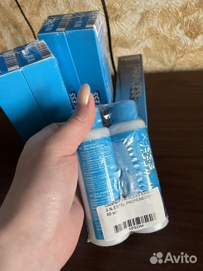 Краска estel 10/16 + оксигент 3