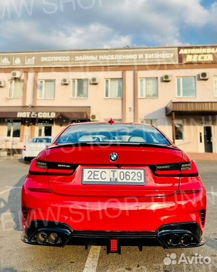 Диффузор Bmw G20 3 сеирия со стопом