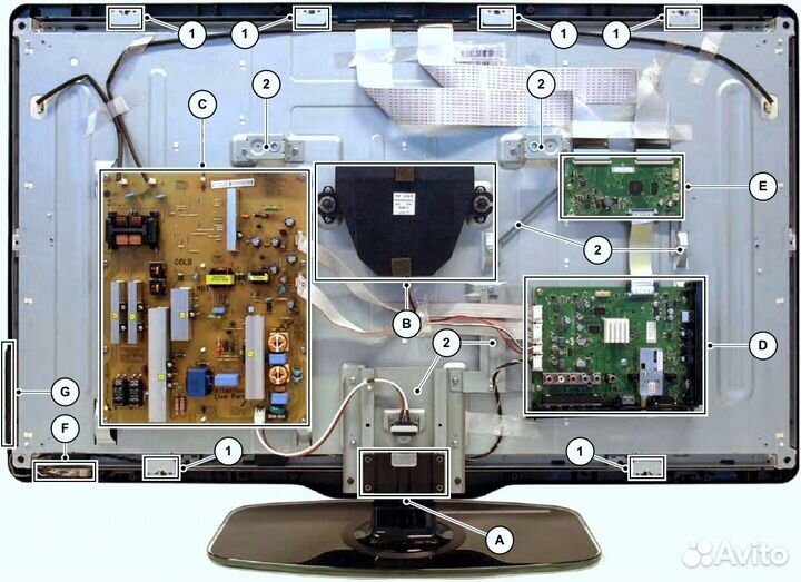 Телевизоры на запчасти,платы,блоки питния