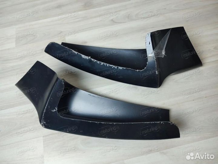 Сплиттер (юбка) переднего бампера BMW 5 (F10/F11)