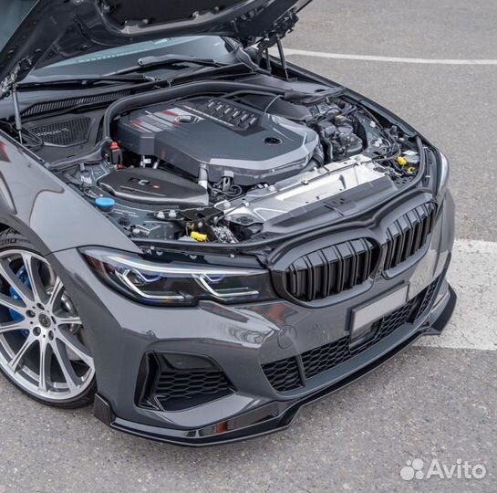 Сплиттер переднего бампера BMW 3 G20 M