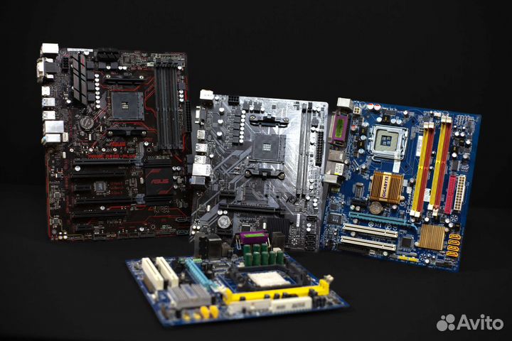 Б/У Материнские платы LGA1155, LGA1150, AM4